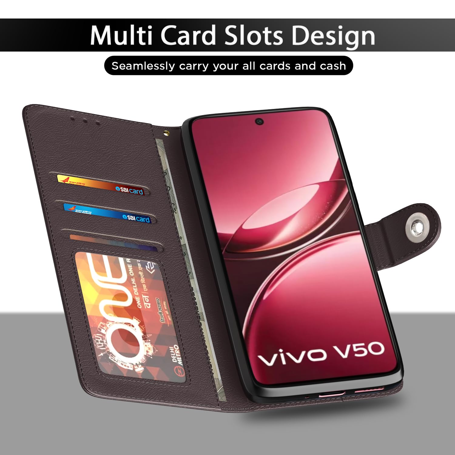 Coffee Button mobile flip cover for iQOO Z10R/Vivo V50/V50e/Vivo T4R 5G – Pikkme – photo 5