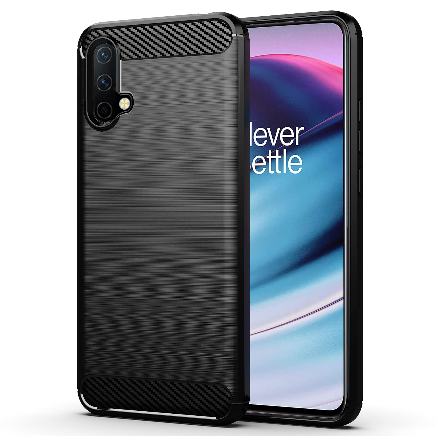 Black Matte back cover for OnePlus Nord CE 5G – Pikkme