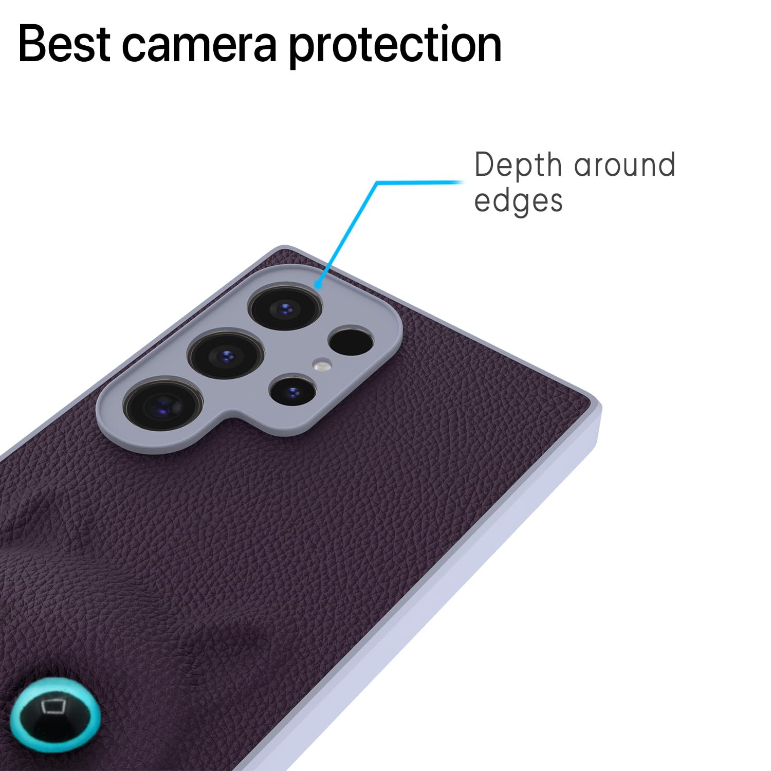 Pikkme Samsung Galaxy S25 Ultra 5G Kitty Back Cover (Purple)