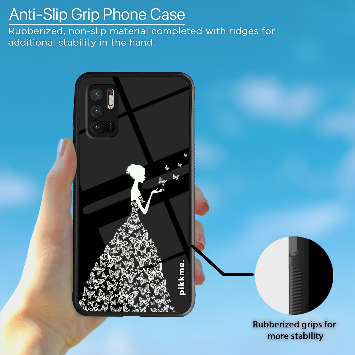 Pikkme Redmi Note 10T/Poco M3 Pro 5G Hybrid mobile cover – photo 5