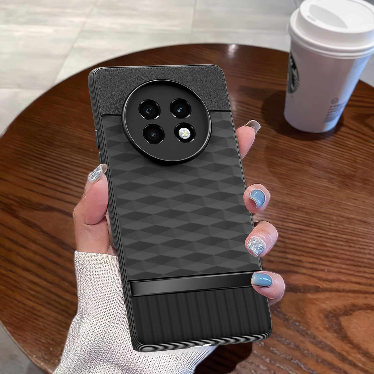 Pikkme Realme 13 Plus 5G / Realme P1 Speed 5G Gencase Back Cover (Black)