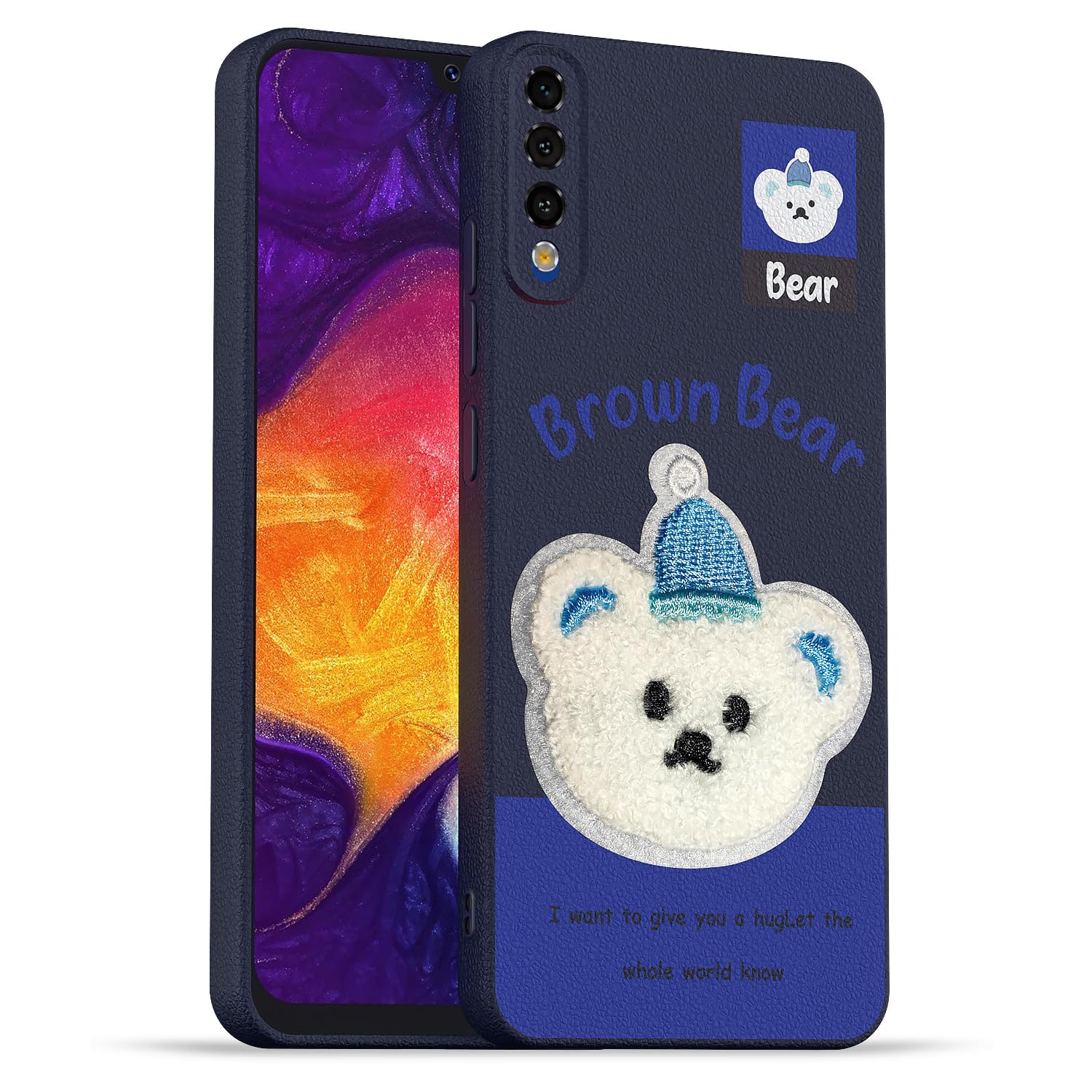 Pikkme Samsung A50/A50s/A30s blue back cover