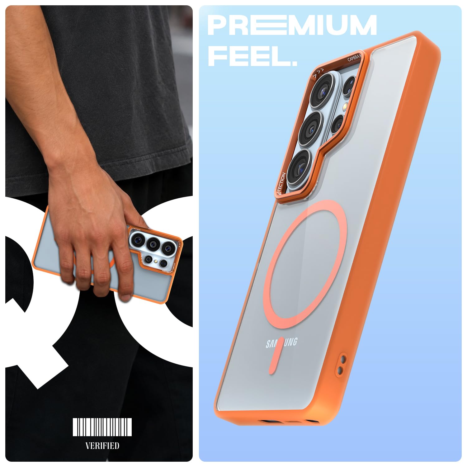 Pikkme Samsung S26 Ultra 5G MagSafe orange mag-safe back cover – photo 2