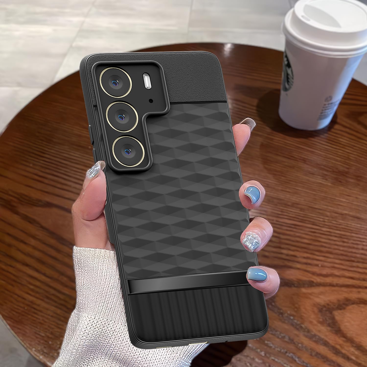 Pikkme Realme C75 Gencase Back Cover (Black)