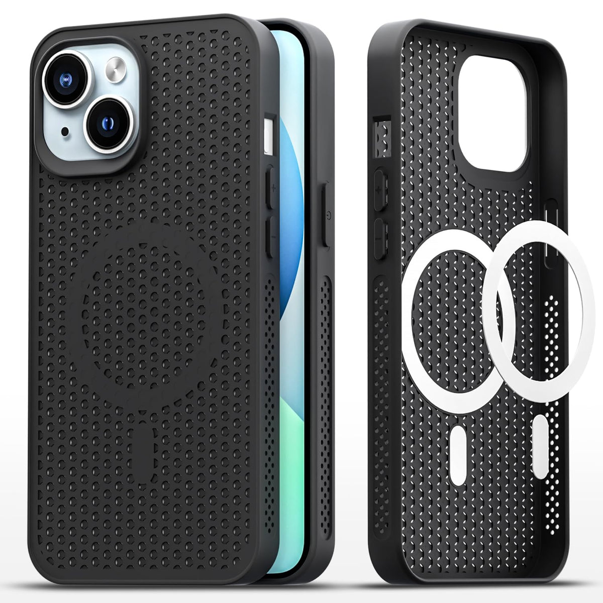 Pikkme black back cover for iPhone 13/14