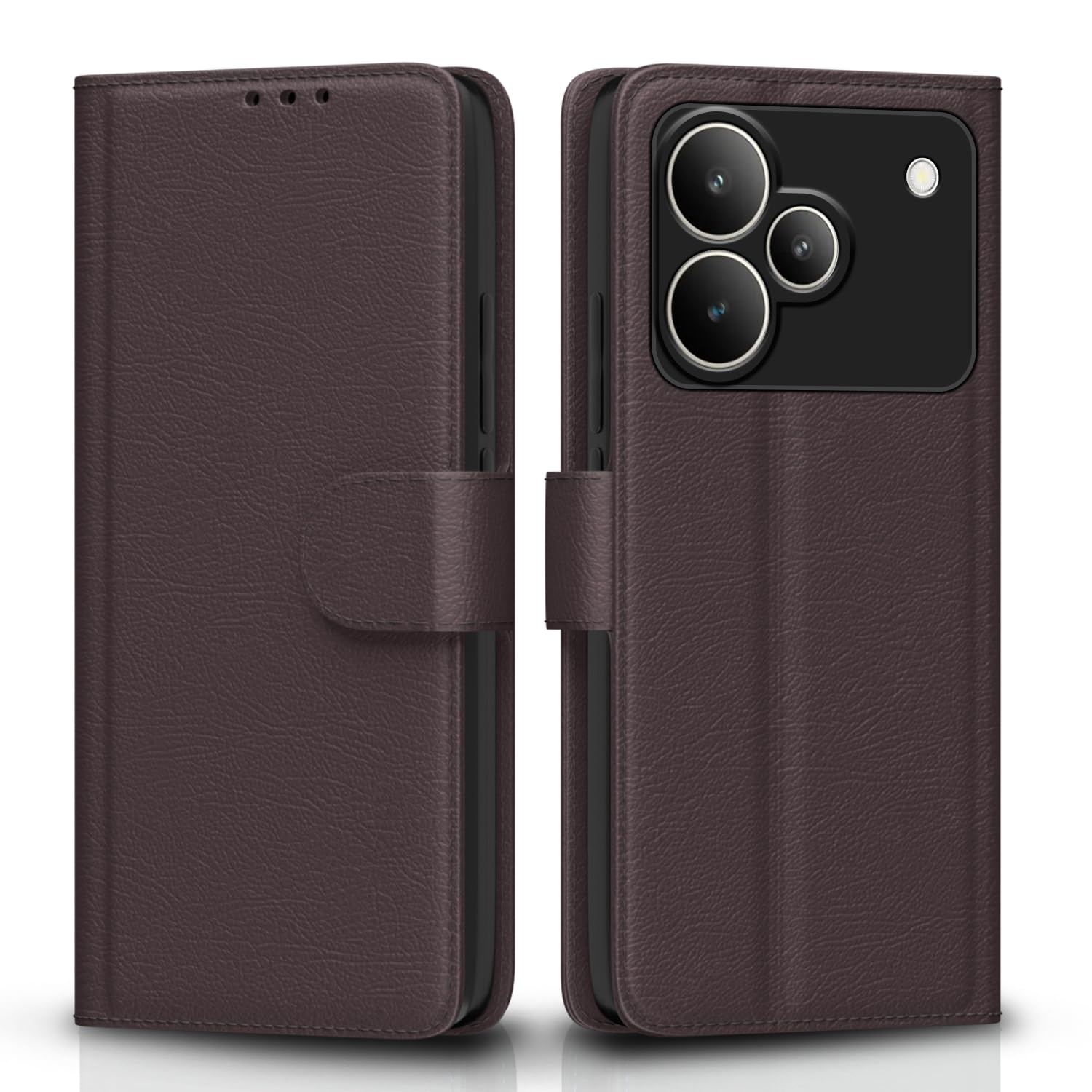 Pikkme coffee Wallet flip case for Realme P4 5G