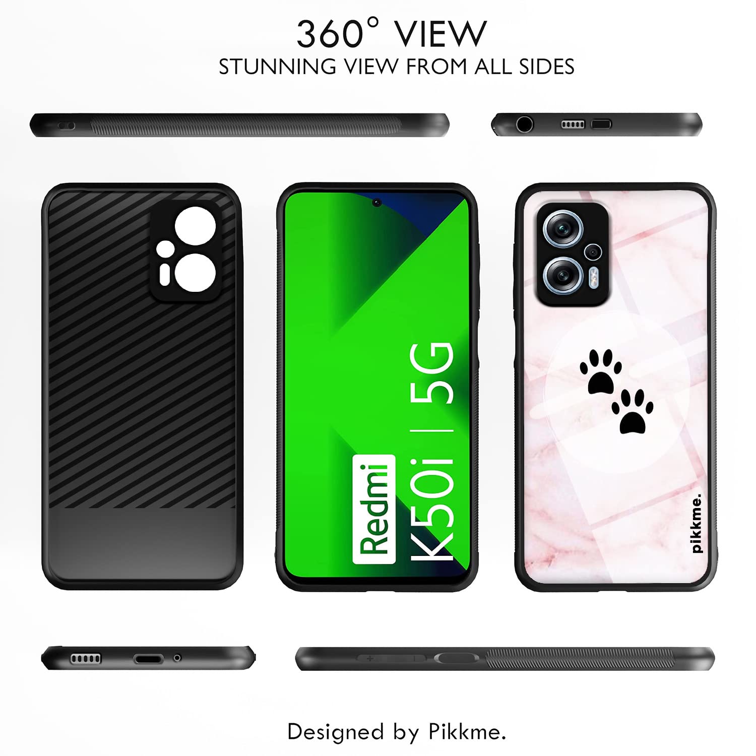 Redmi K50i 5G Hybrid mobile back cover by Pikkme – photo 2