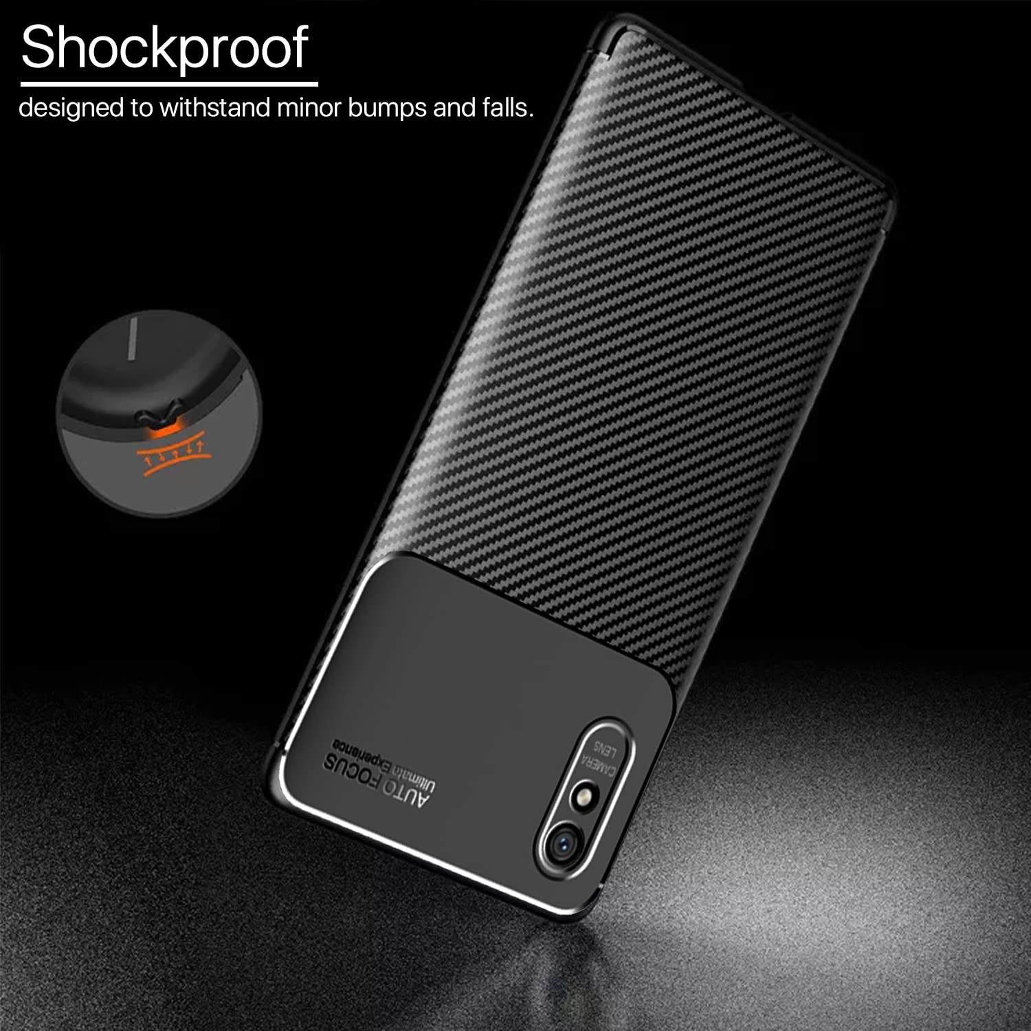 Pikkme Redmi 9A/9i/9A Sport Carbon black phone cover – photo 4