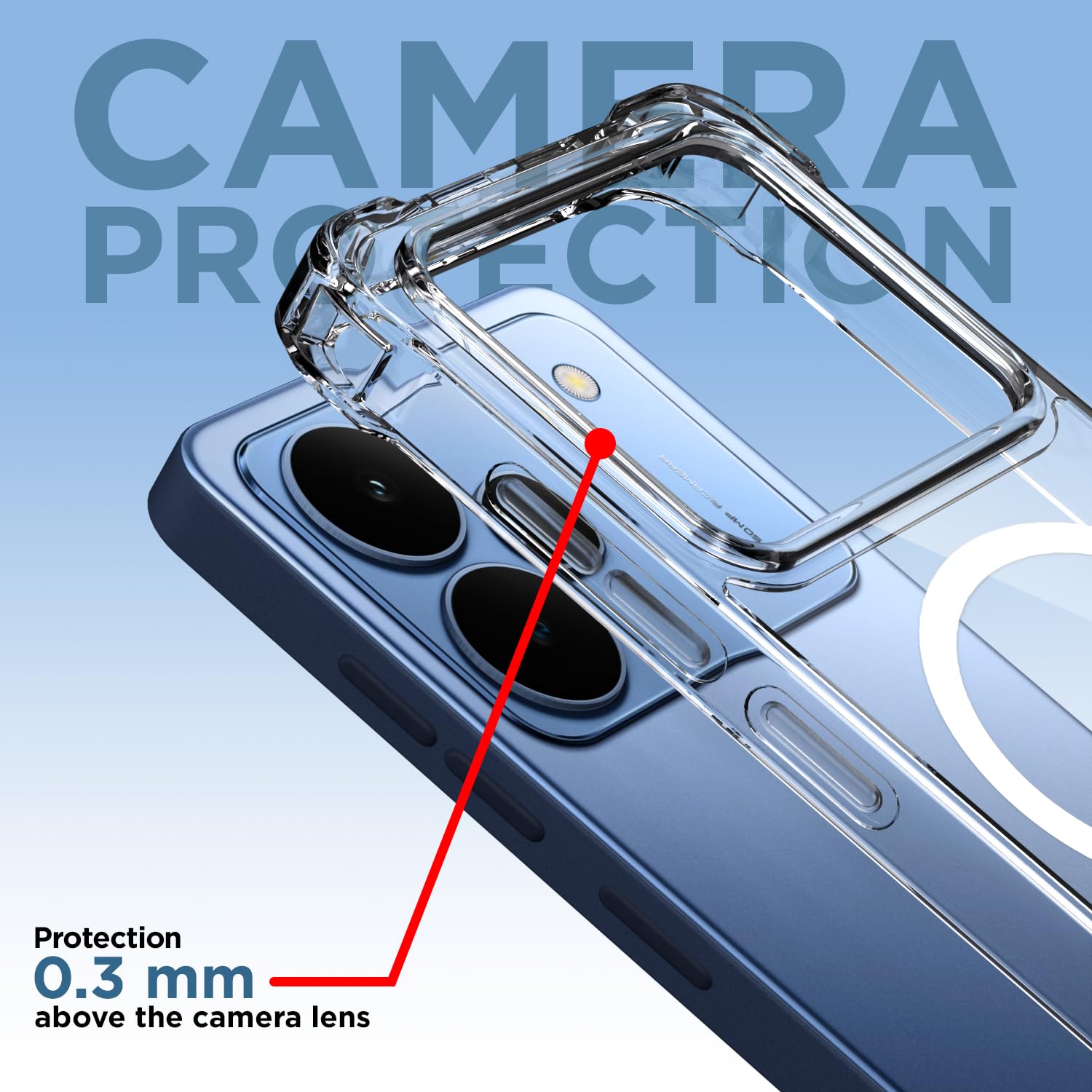 Transparent mag-safe mobile cover for Realme P4 5G – Pikkme – photo 5