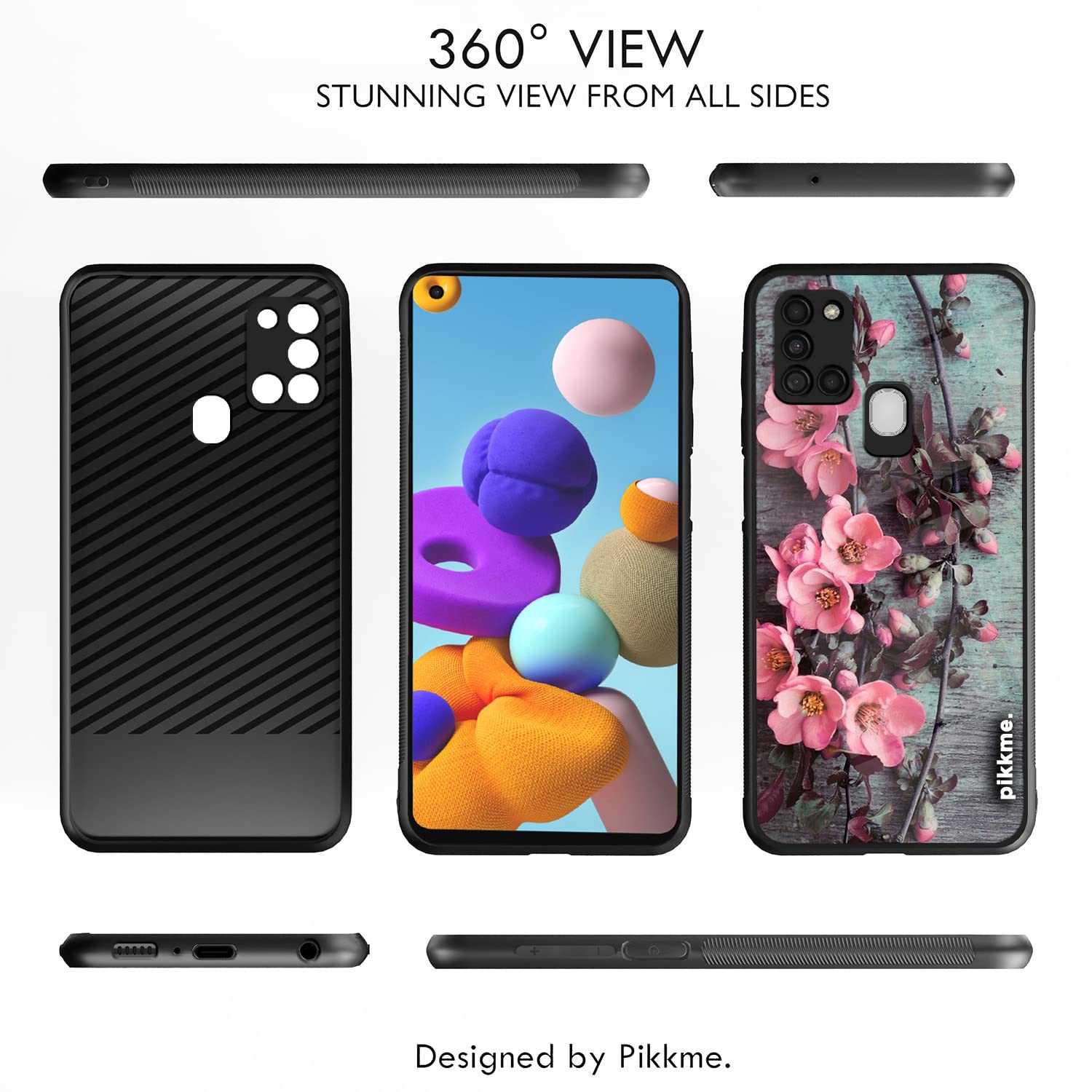 Samsung A21s Flower phone cover by Pikkme – photo 2