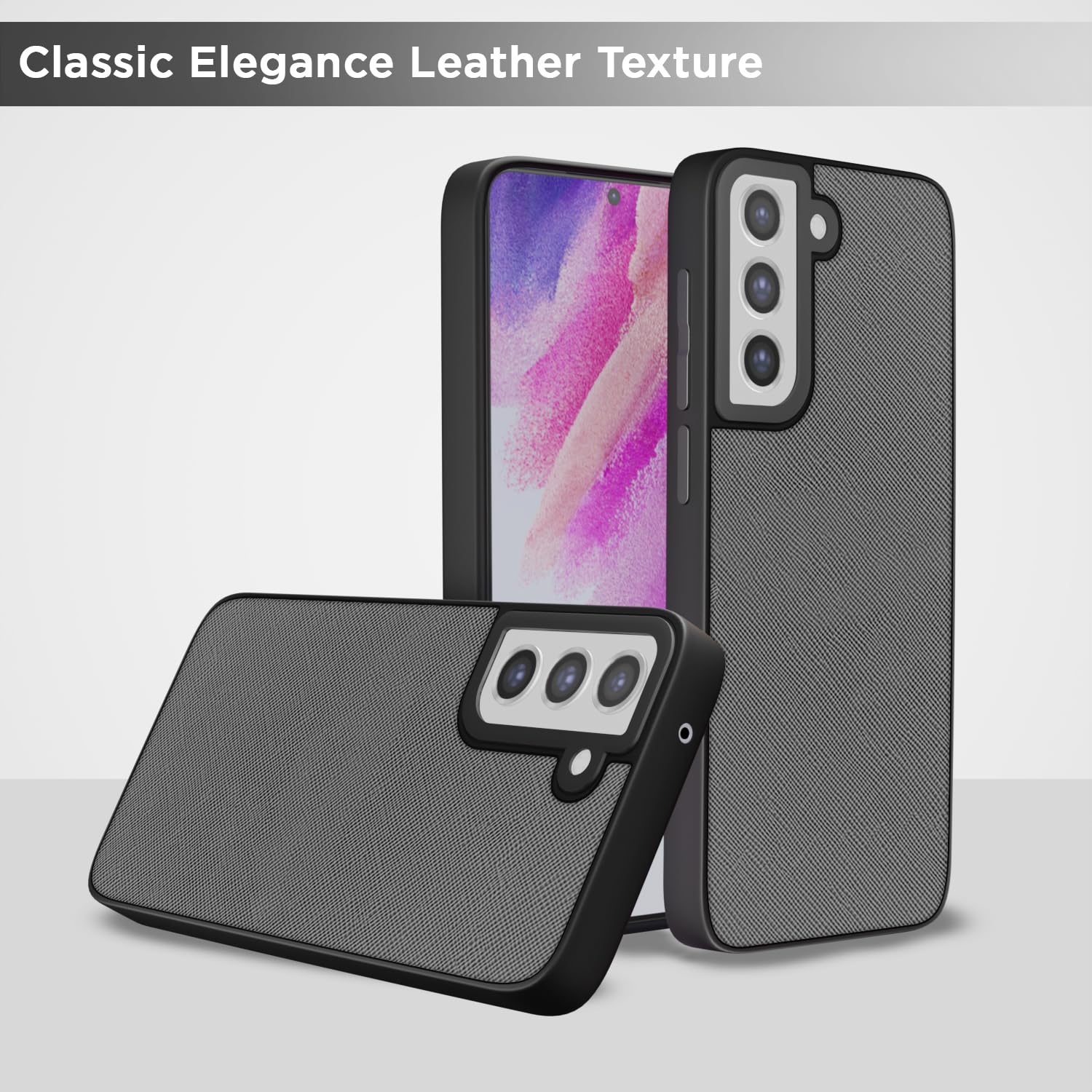 Pikkme grey Leatherback back cover for Samsung S21 FE 5G – photo 6