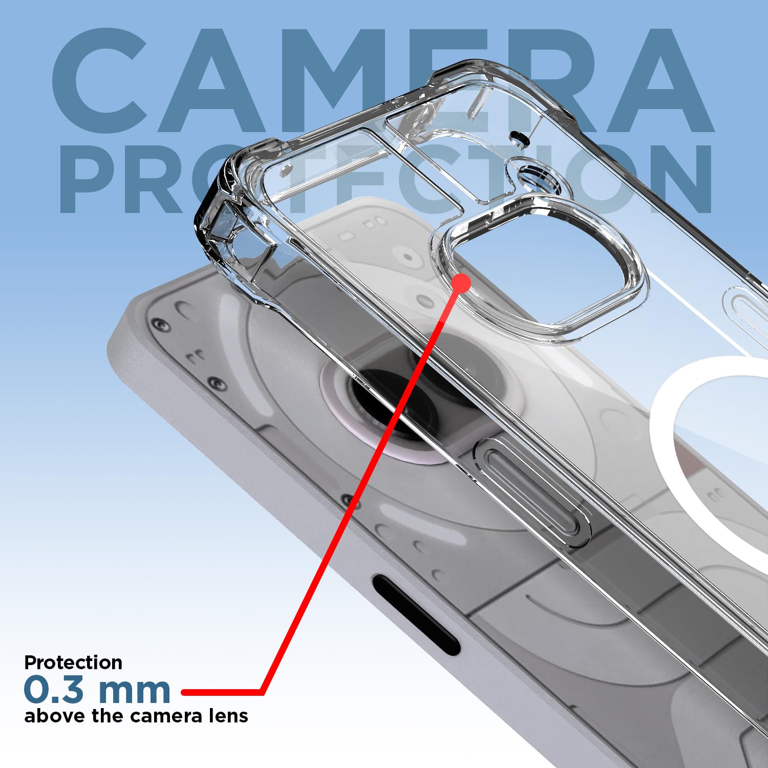 Pikkme transparent mag-safe phone cover for Nothing Phone 2A/Phone 2A Plus – photo 5