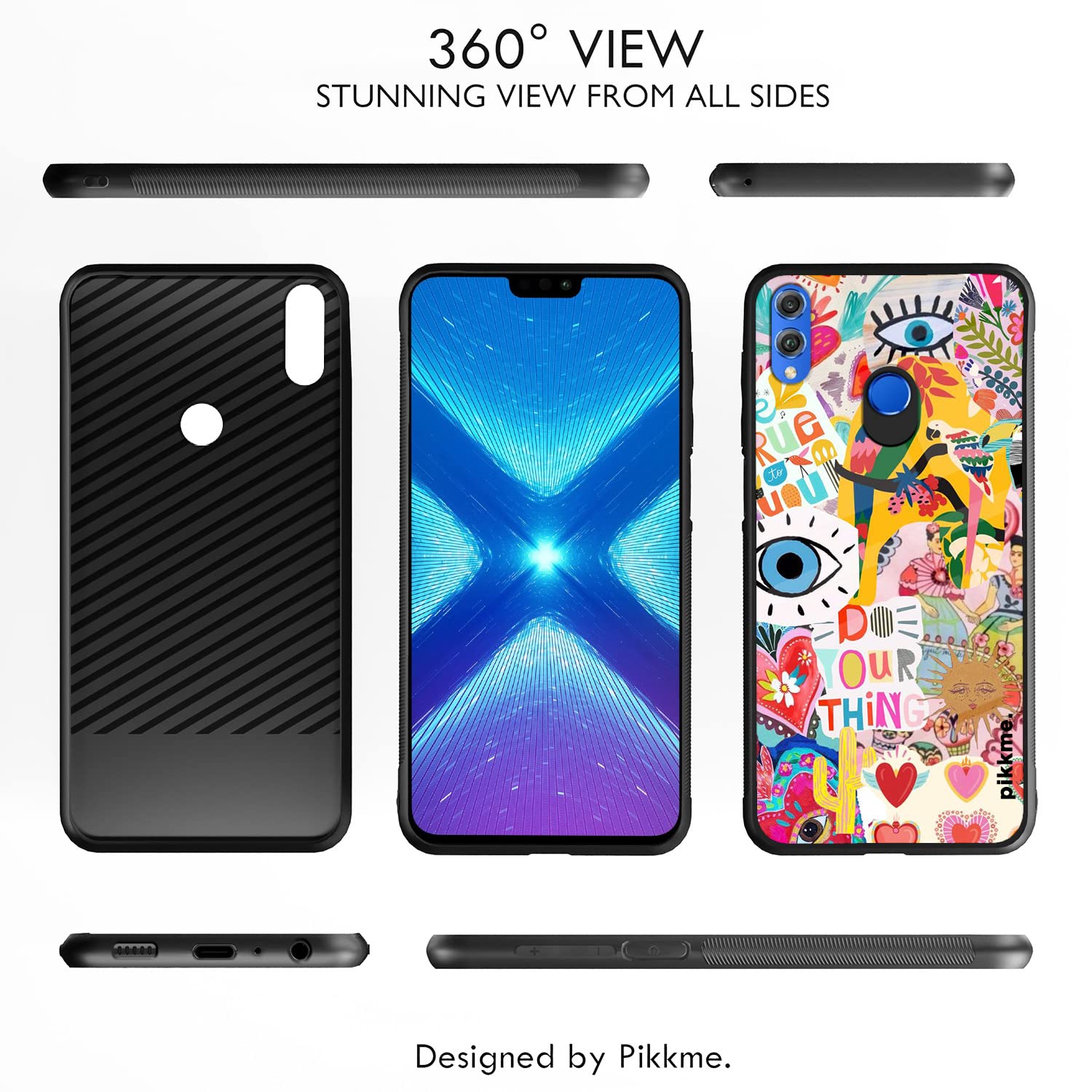 Honor 8X Flower mobile cover by Pikkme – photo 2