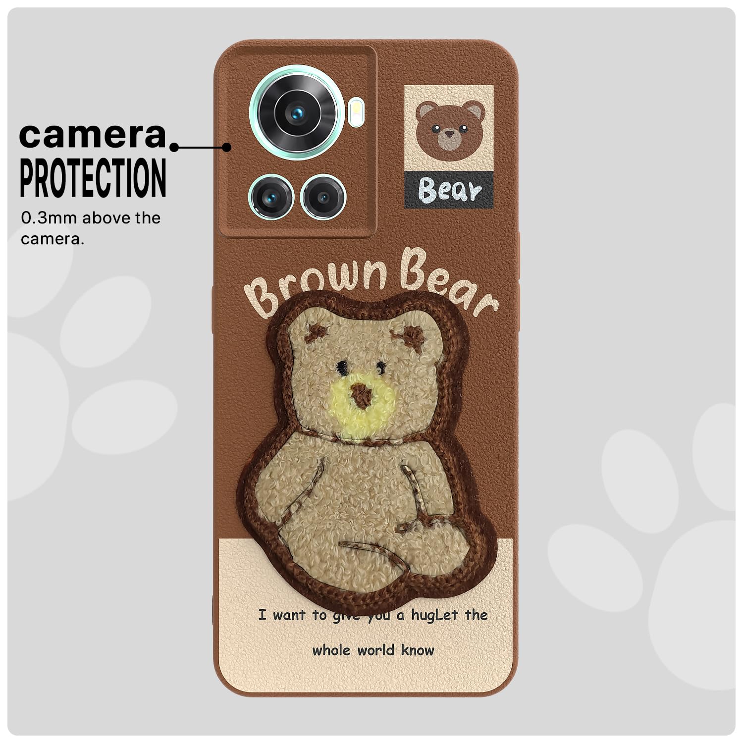 Pikkme brown mobile cover for OnePlus 10R/10R Prime 5G – photo 6