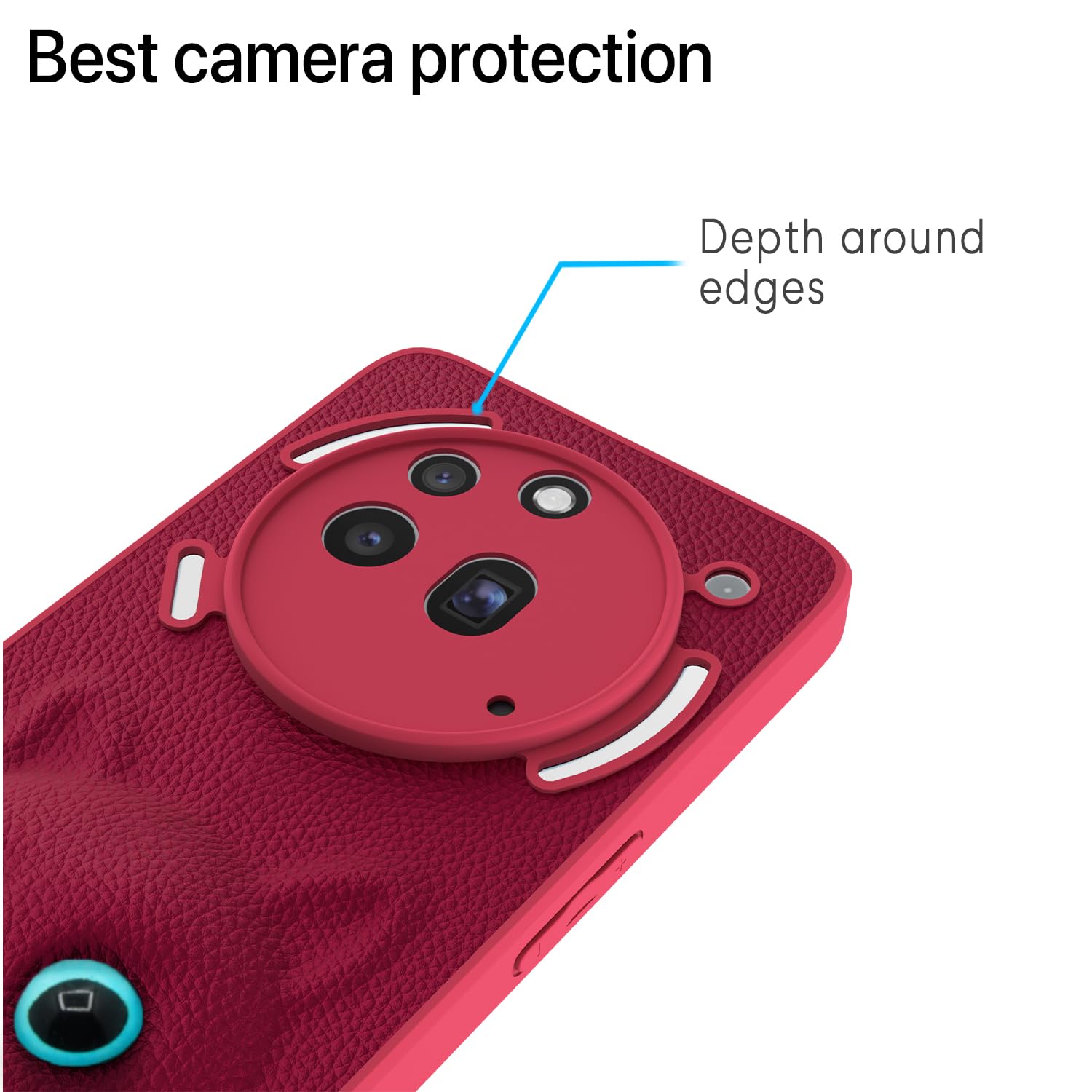 Pikkme Nothing Phone 3a Pro 5G Kitty Back Cover (Pink)