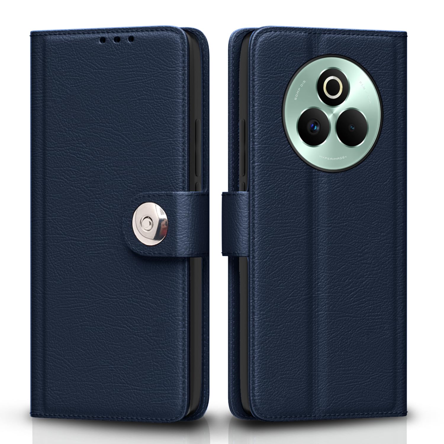 Pikkme Realme P3 Pro 5G blue mobile flip cover
