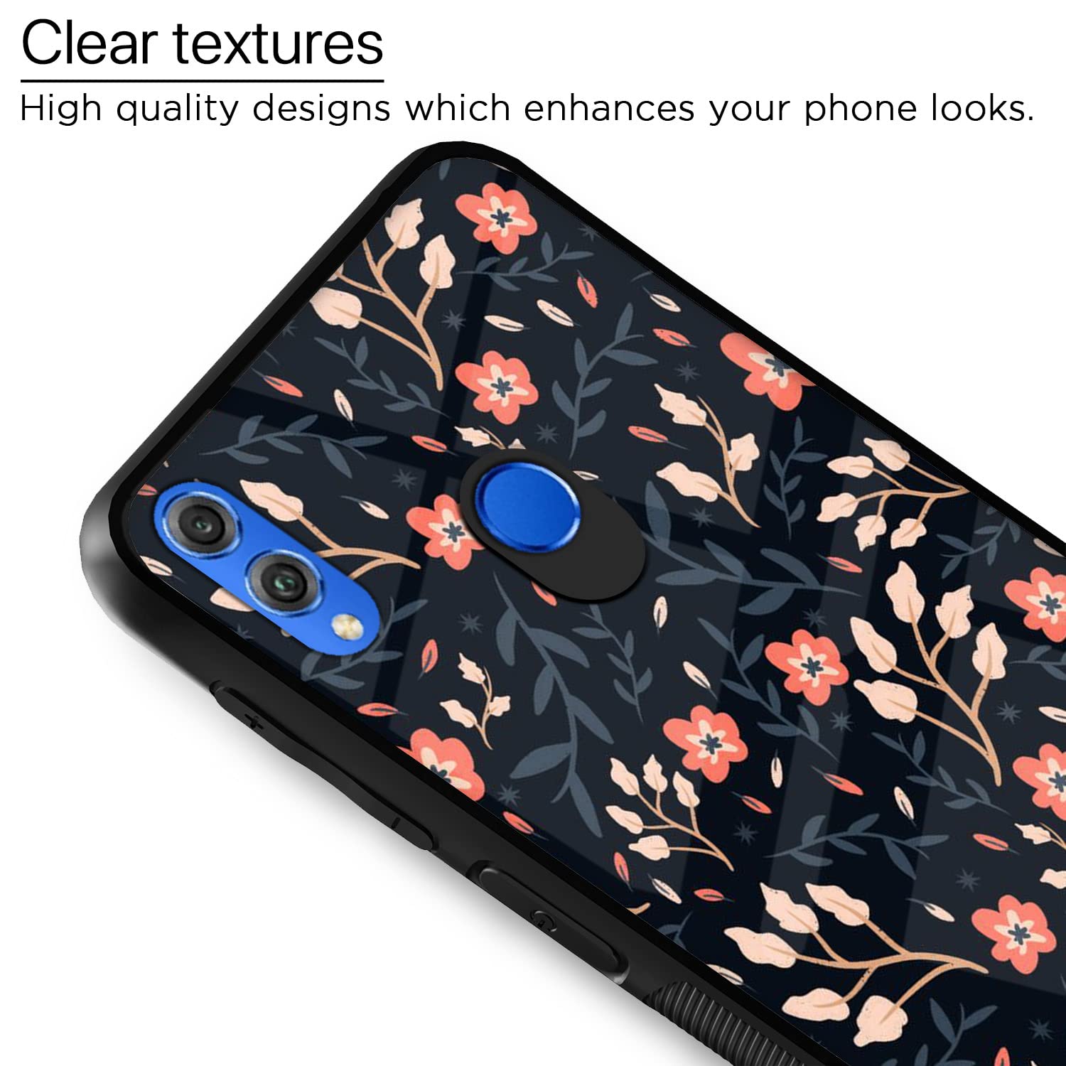 Pikkme Flower mobile back cover for Honor 8X – photo 4