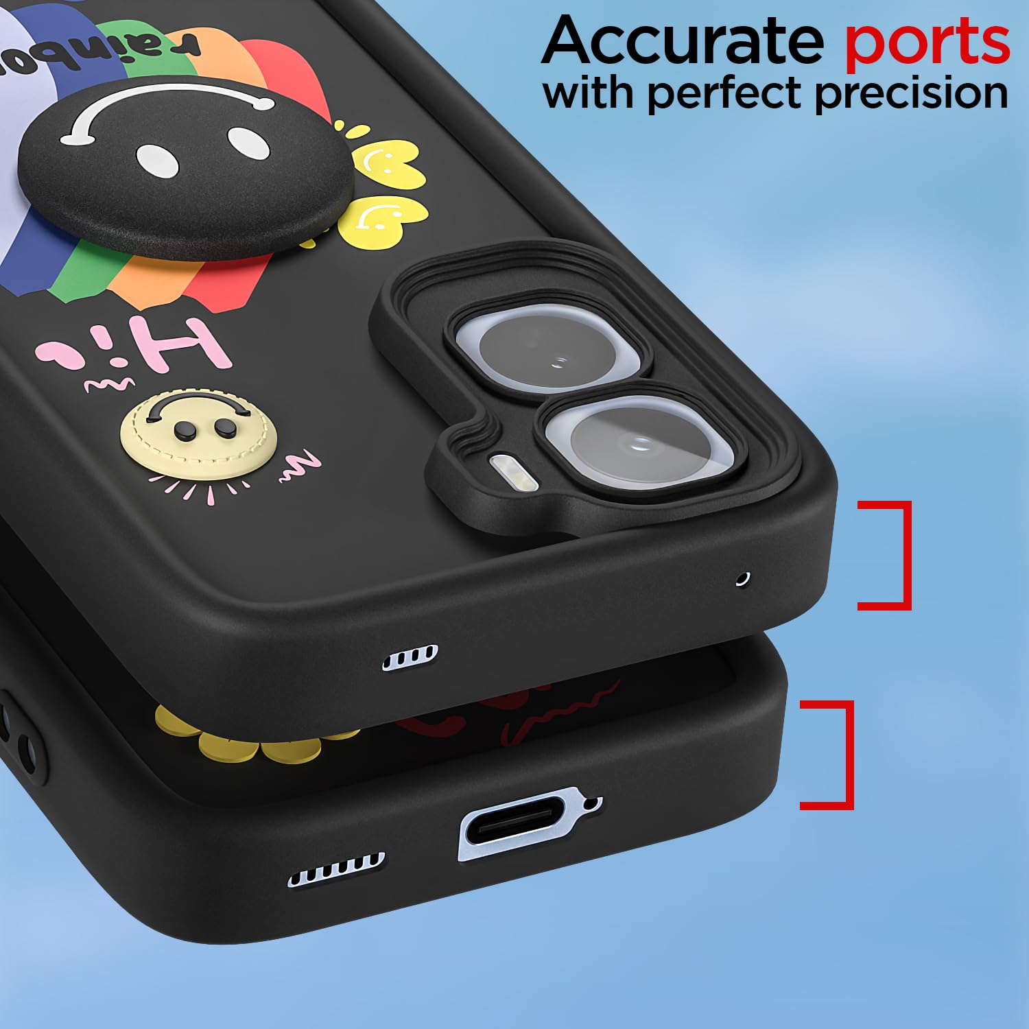 Pikkme black Soft Silicone mobile cover for Vivo T5 Pro 5G – photo 4