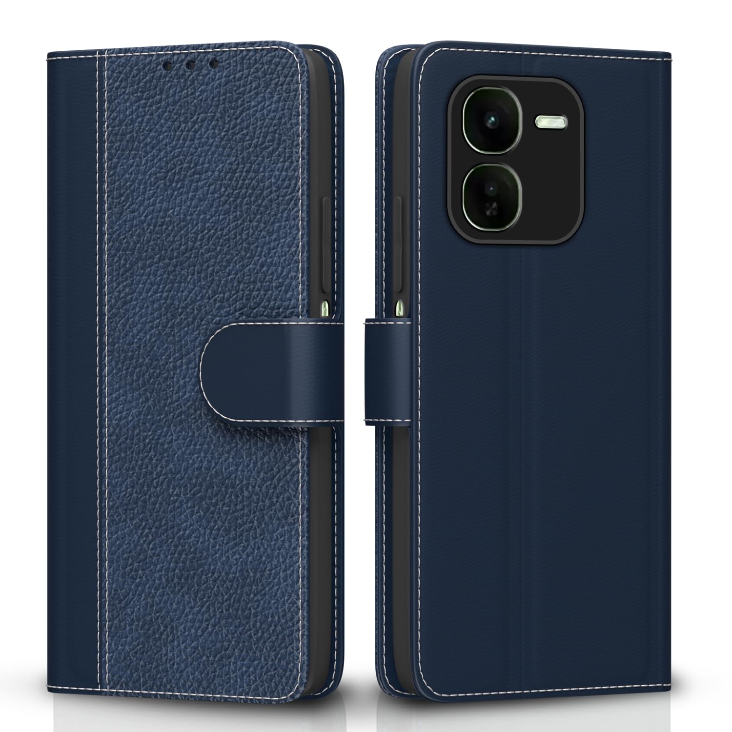 Pikkme blue mobile flip cover for iQOO Z9x 5G