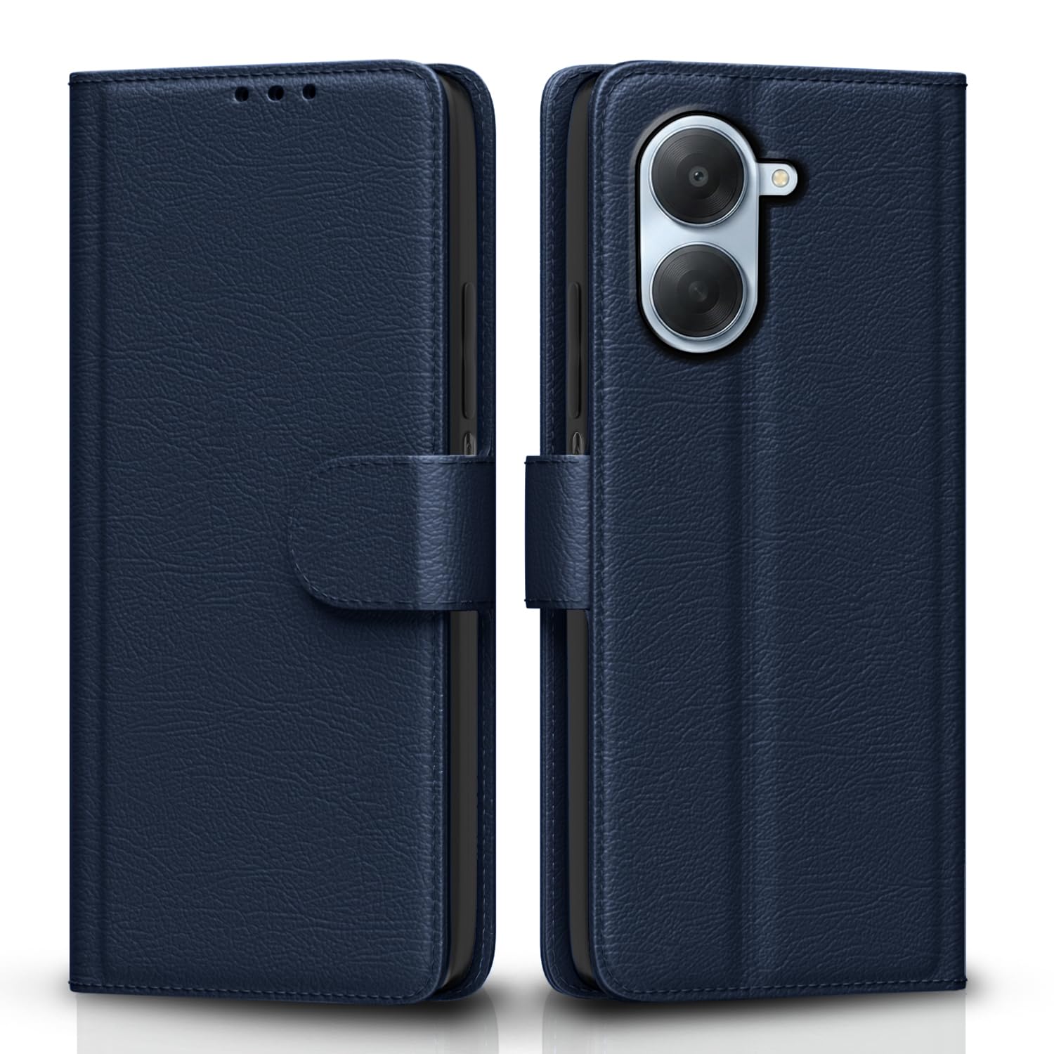 Pikkme Redmi A7 Wallet blue flip cover