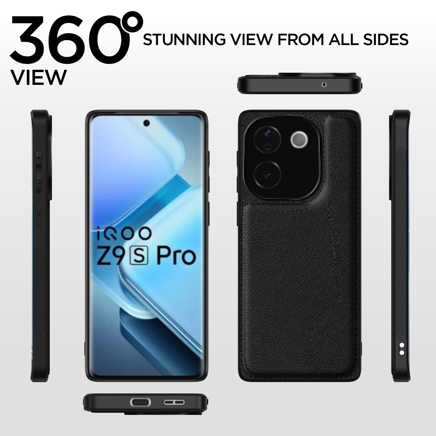 iQOO Z9s Pro/Vivo T3 Pro 5G phone cover in black by Pikkme – photo 2