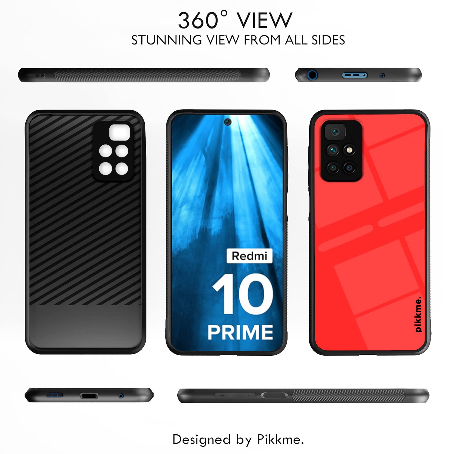 Redmi 10 Prime Hybrid mobile back cover by Pikkme – photo 2