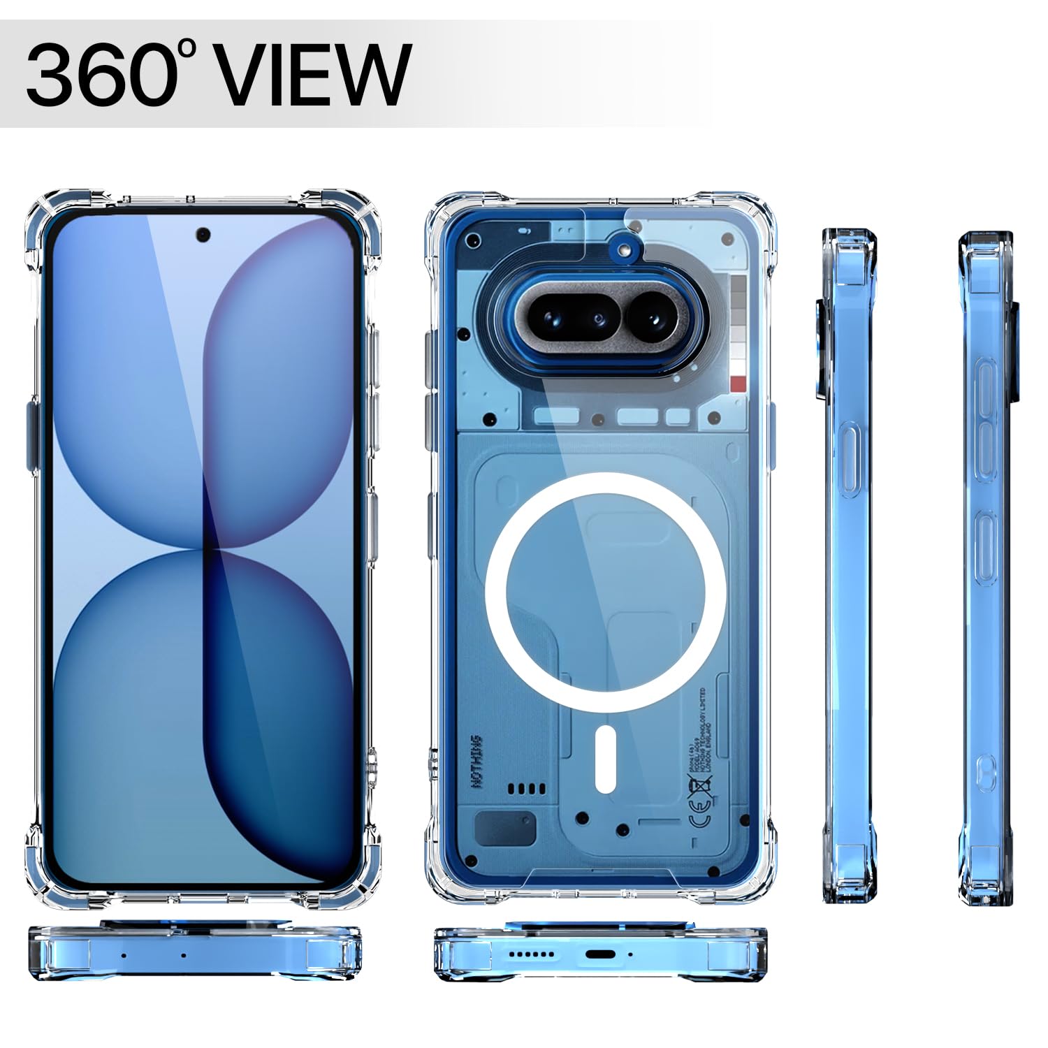 Transparent mag-safe phone cover for Nothing Phone 4a 5G – Pikkme – photo 7