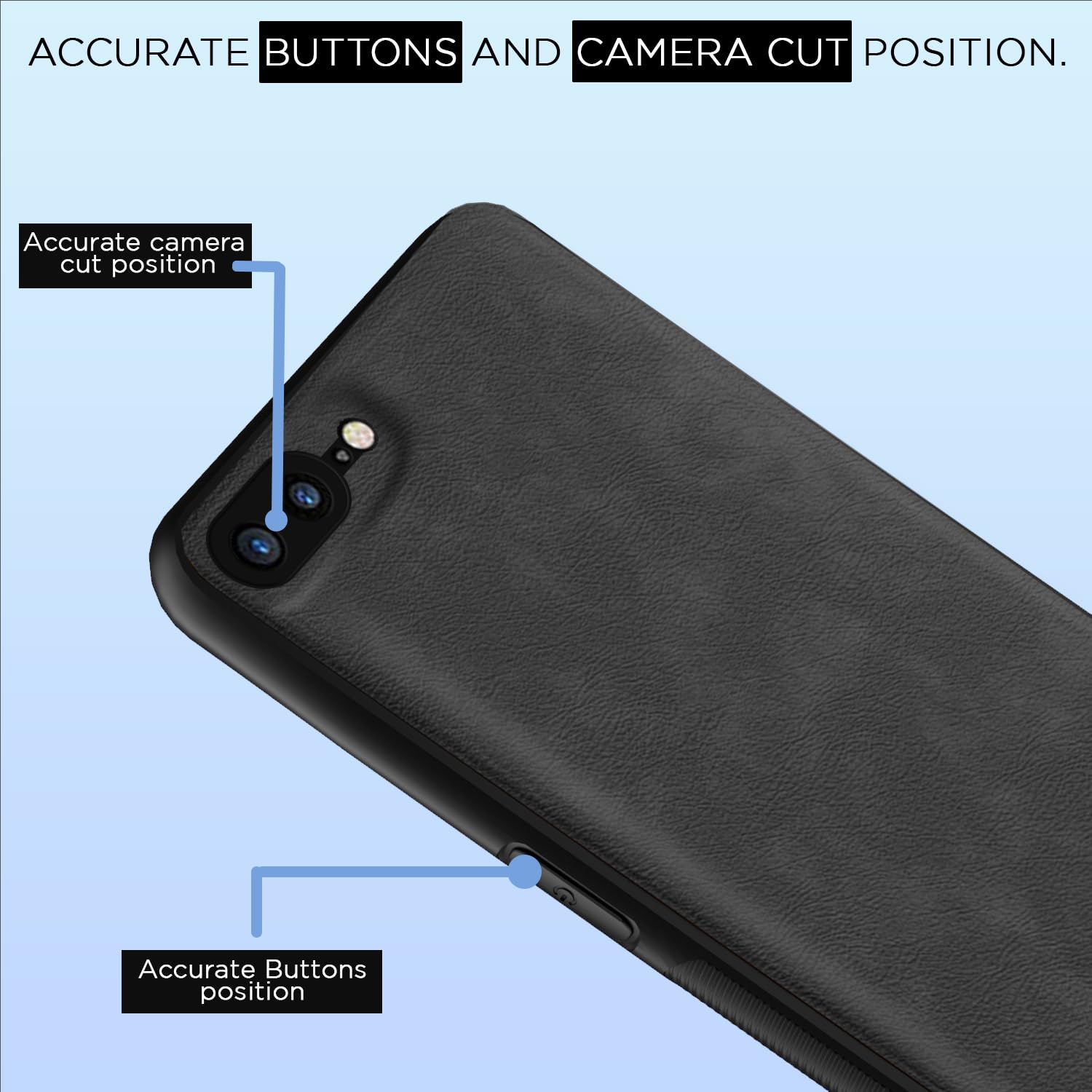 Pikkme grey Leather back cover for iPhone 7 Plus/8 Plus – photo 6