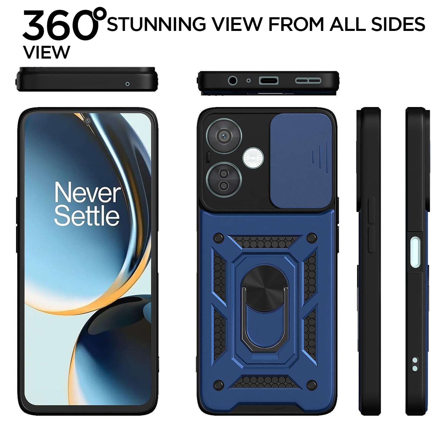 Blue D10 Camera Shield mobile back cover for OnePlus Nord CE 3 Lite/Nord N30 5G – Pikkme – photo 5