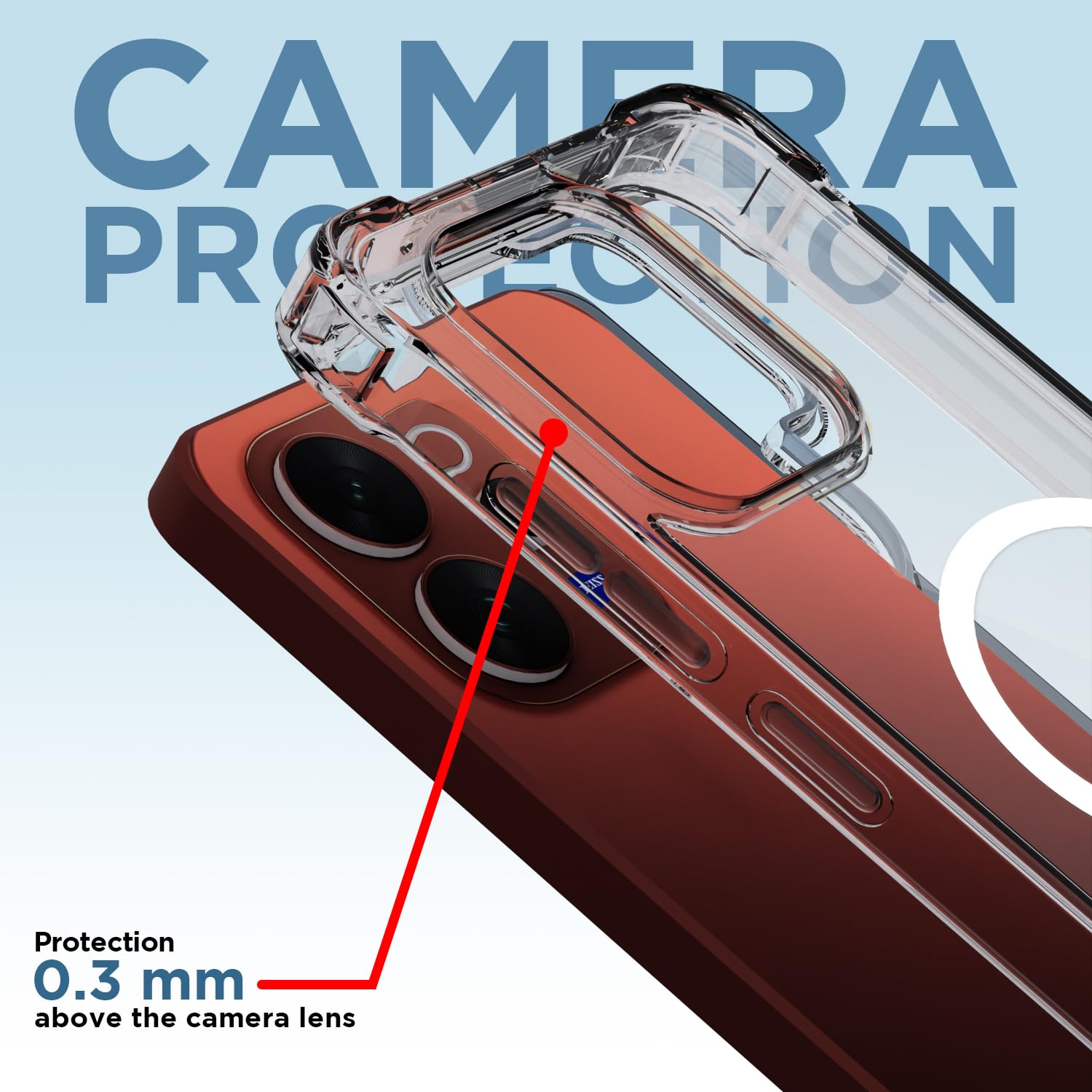 Vivo V70/V70 MagSafe phone cover in transparent mag-safe by Pikkme – photo 5