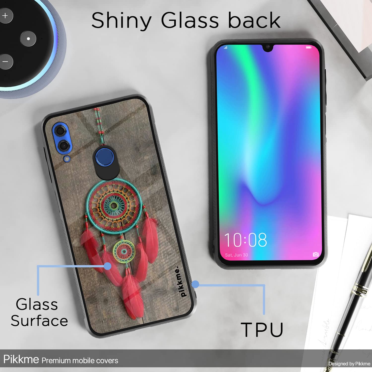 Honor 10 Lite Flower mobile cover by Pikkme – photo 3