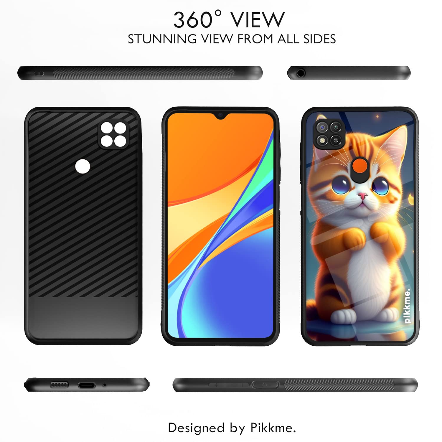 Pikkme Cat mobile back cover for Redmi 10A/9, Poco C31 – photo 2