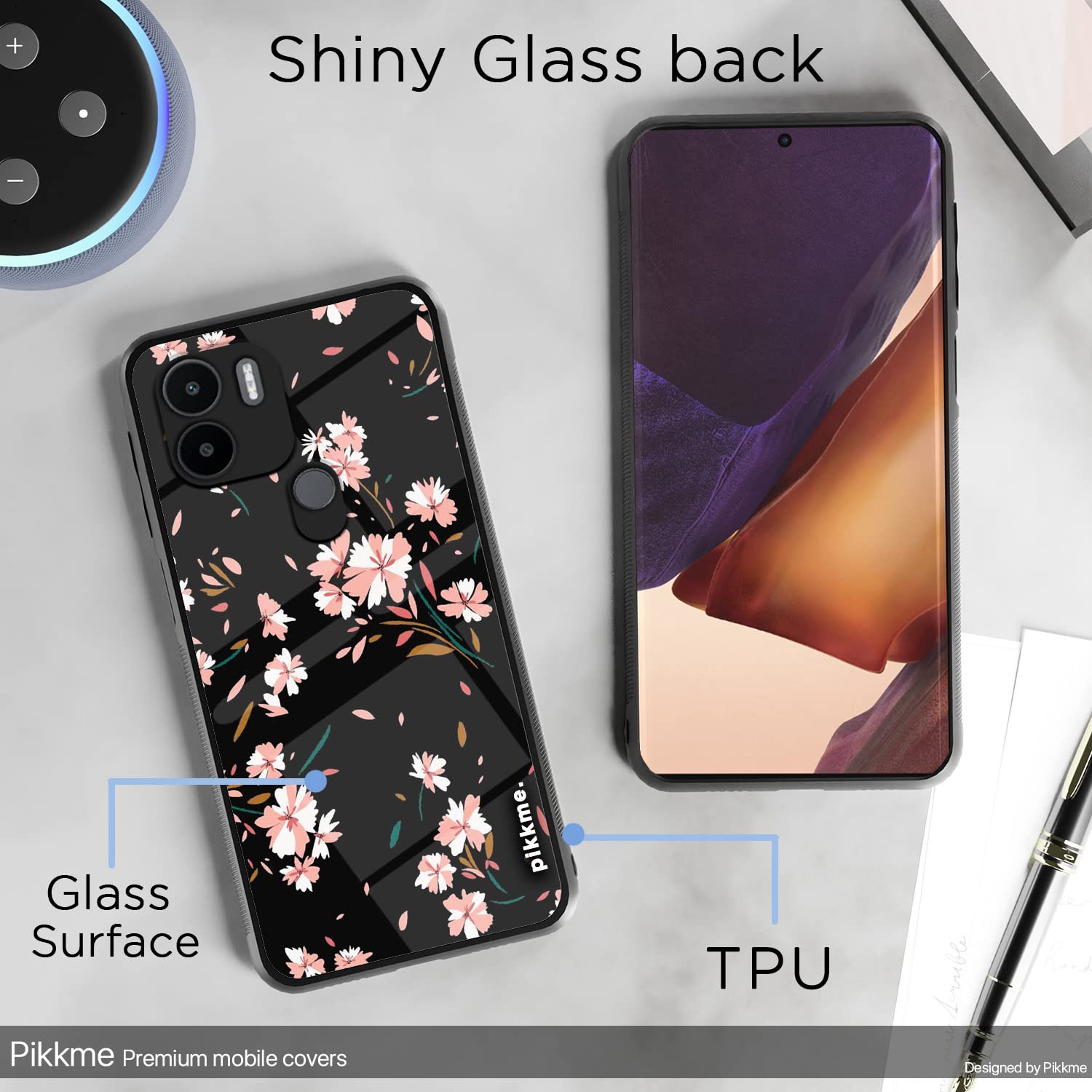 Redmi A1 Plus/A2 Plus/Poco C50 Flower mobile cover by Pikkme – photo 3