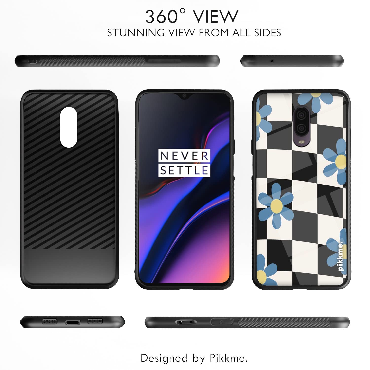 Pikkme OnePlus 7 Flower mobile back cover – photo 2