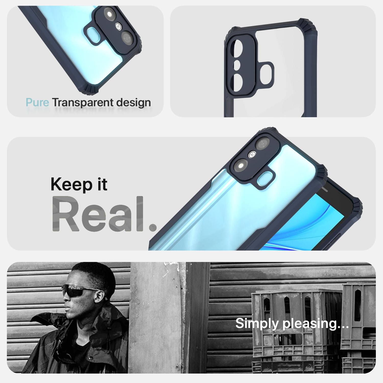 Pikkme Itel A27 blue back cover – photo 4