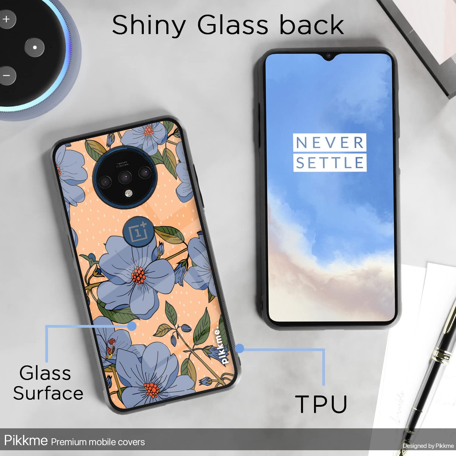 Pikkme Flower mobile cover for OnePlus 7T – photo 3