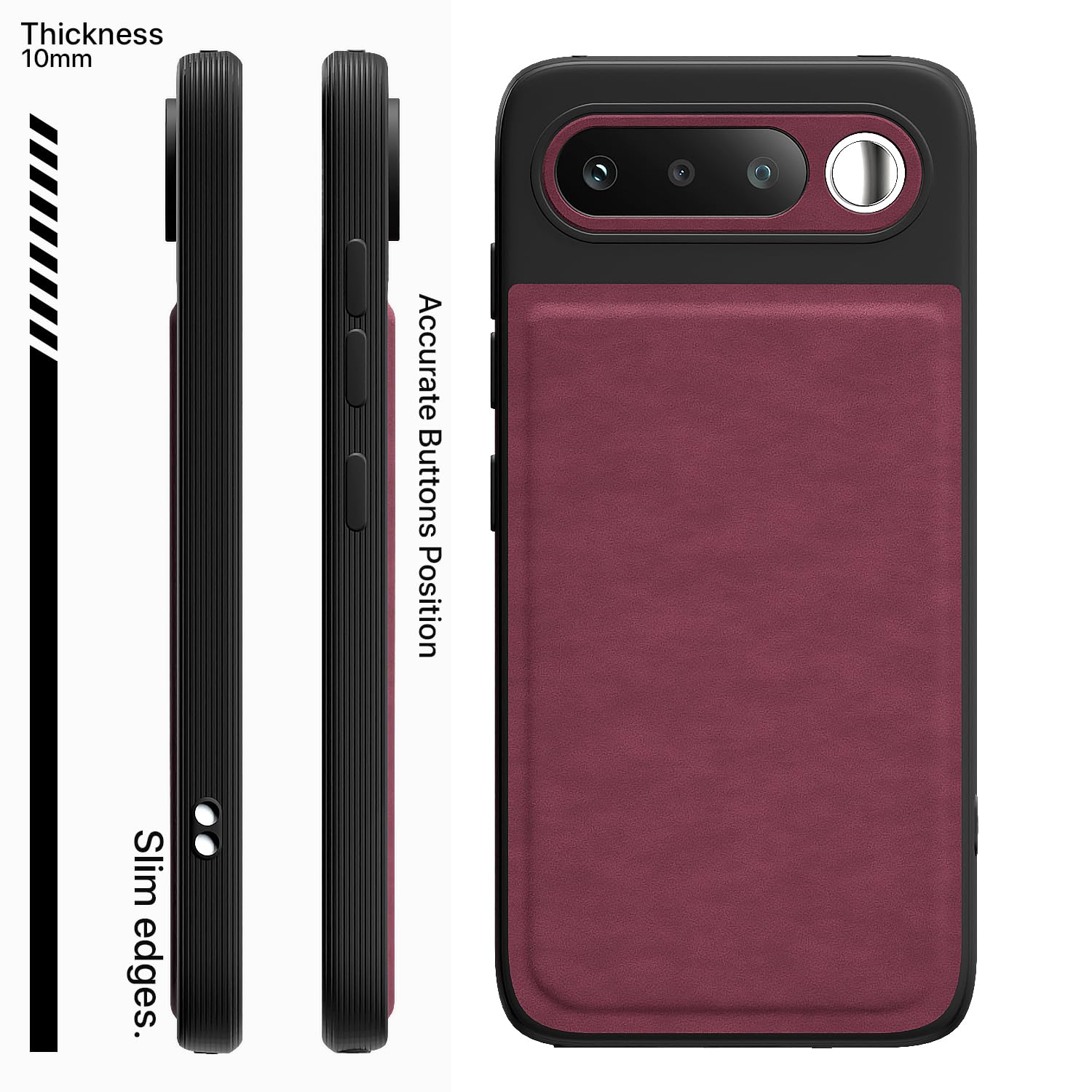 Realme 16 5G Leather mobile cover in purple by Pikkme – photo 3