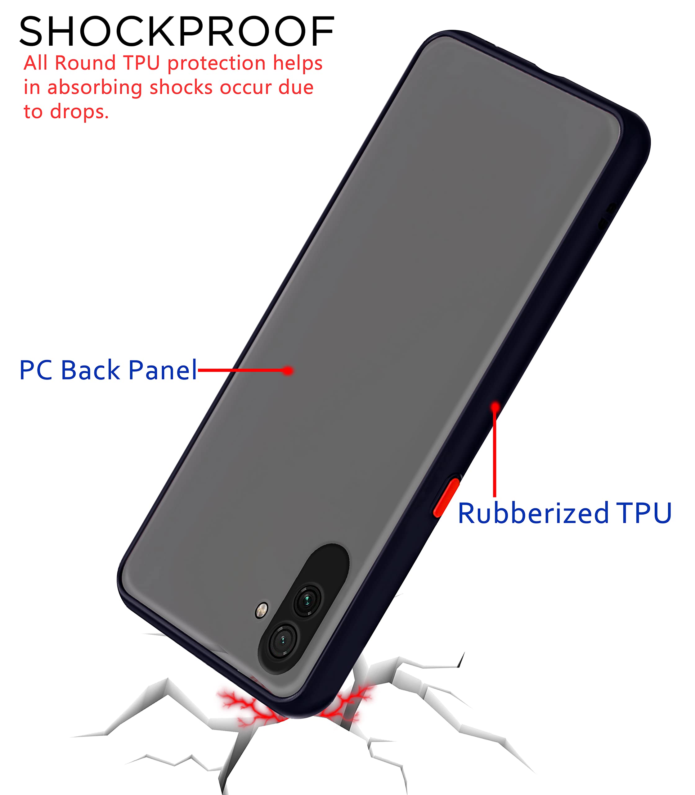 Pikkme Realme c3 black mobile back cover – photo 4