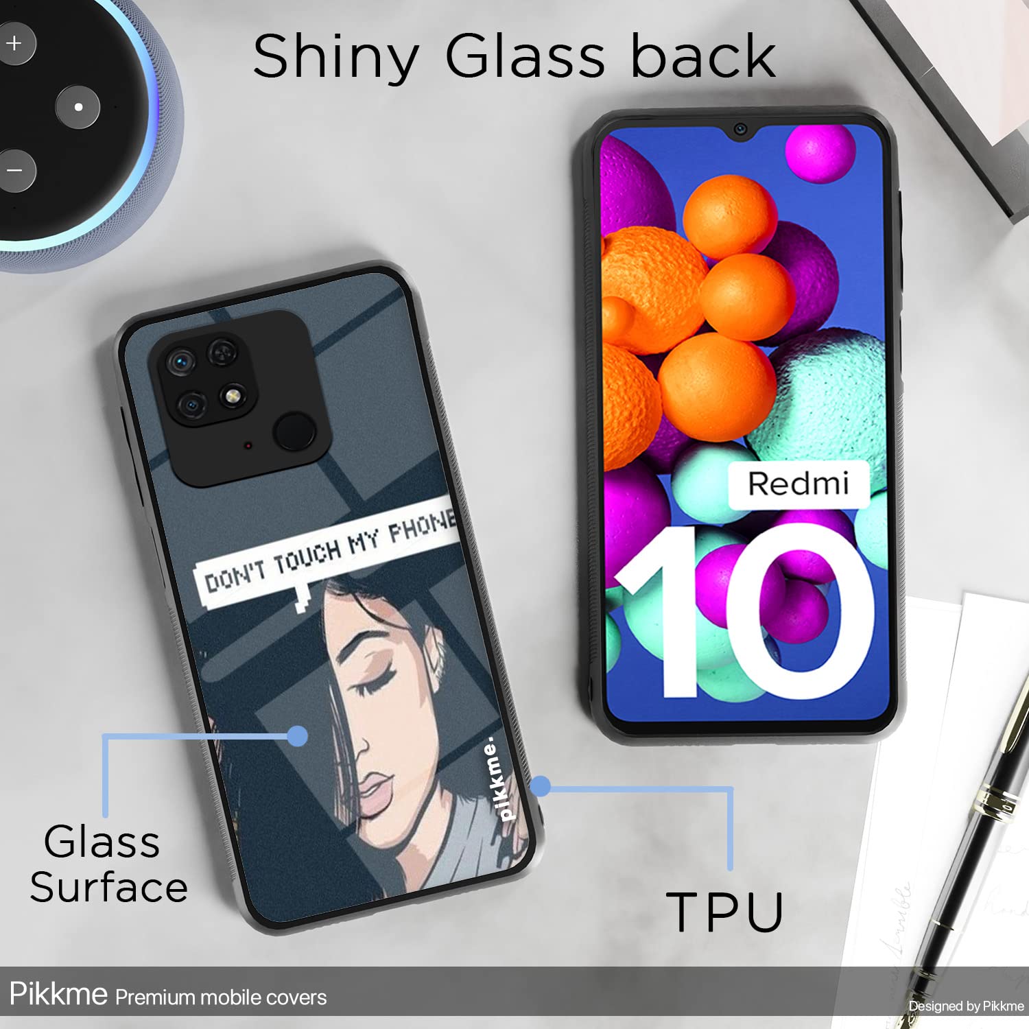 Pikkme Redmi 10/10 Power Hybrid mobile back cover – photo 3