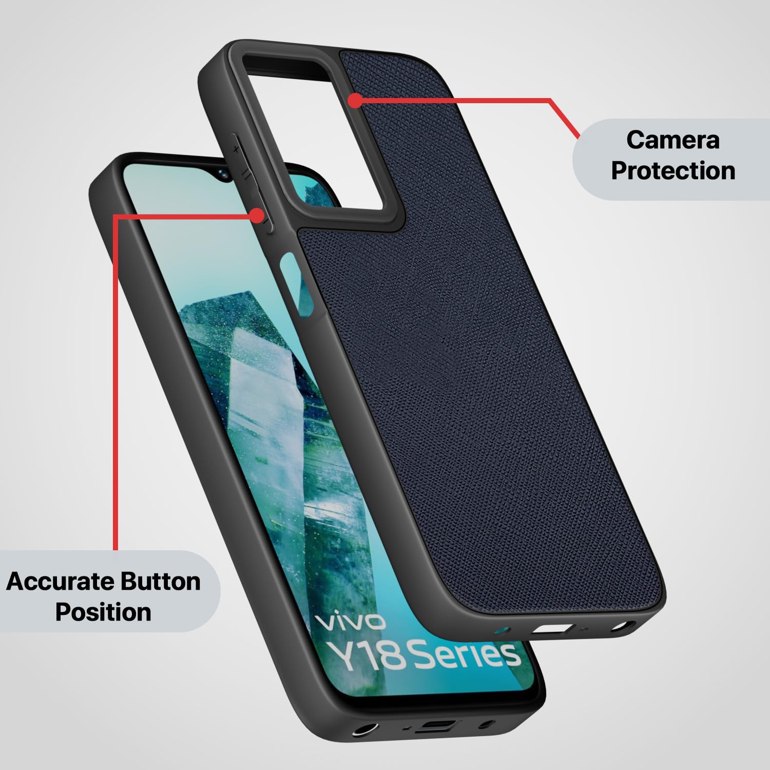 Blue phone cover for iQOO Z9 Lite 5G/Vivo T3 Lite 5G/Vivo Y18/Y18e/Y03 – Pikkme – photo 3