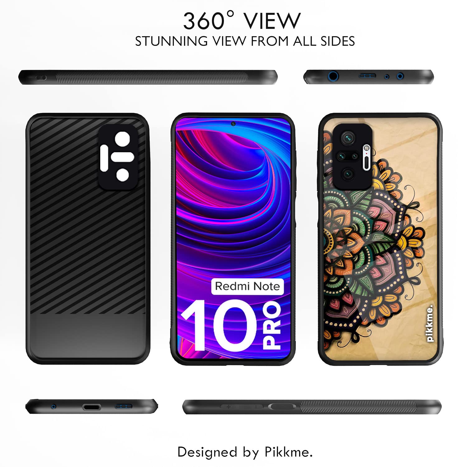 Redmi Note 10 Pro/Note 10 Pro Max Hybrid mobile back cover by Pikkme – photo 2