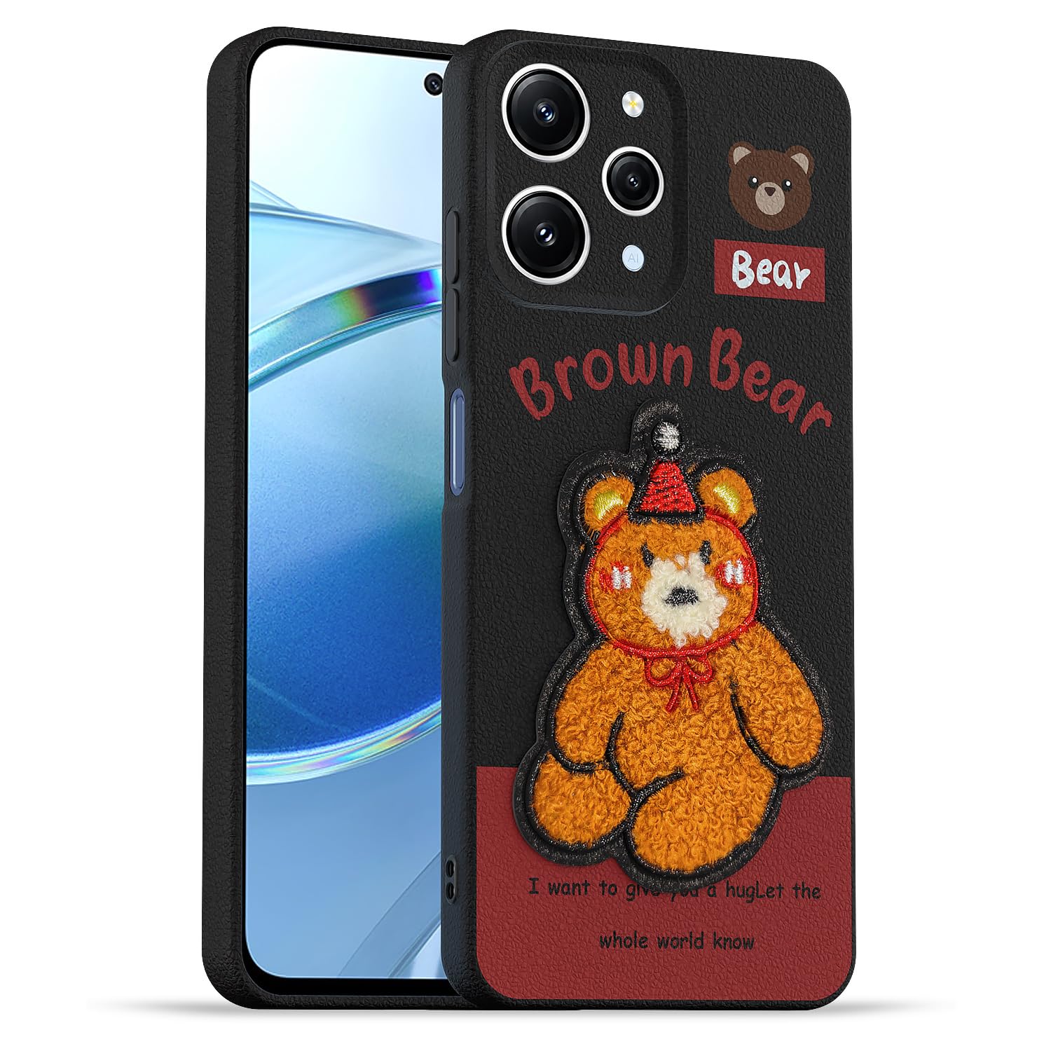 Pikkme cherry mobile cover for Redmi 12 4G
