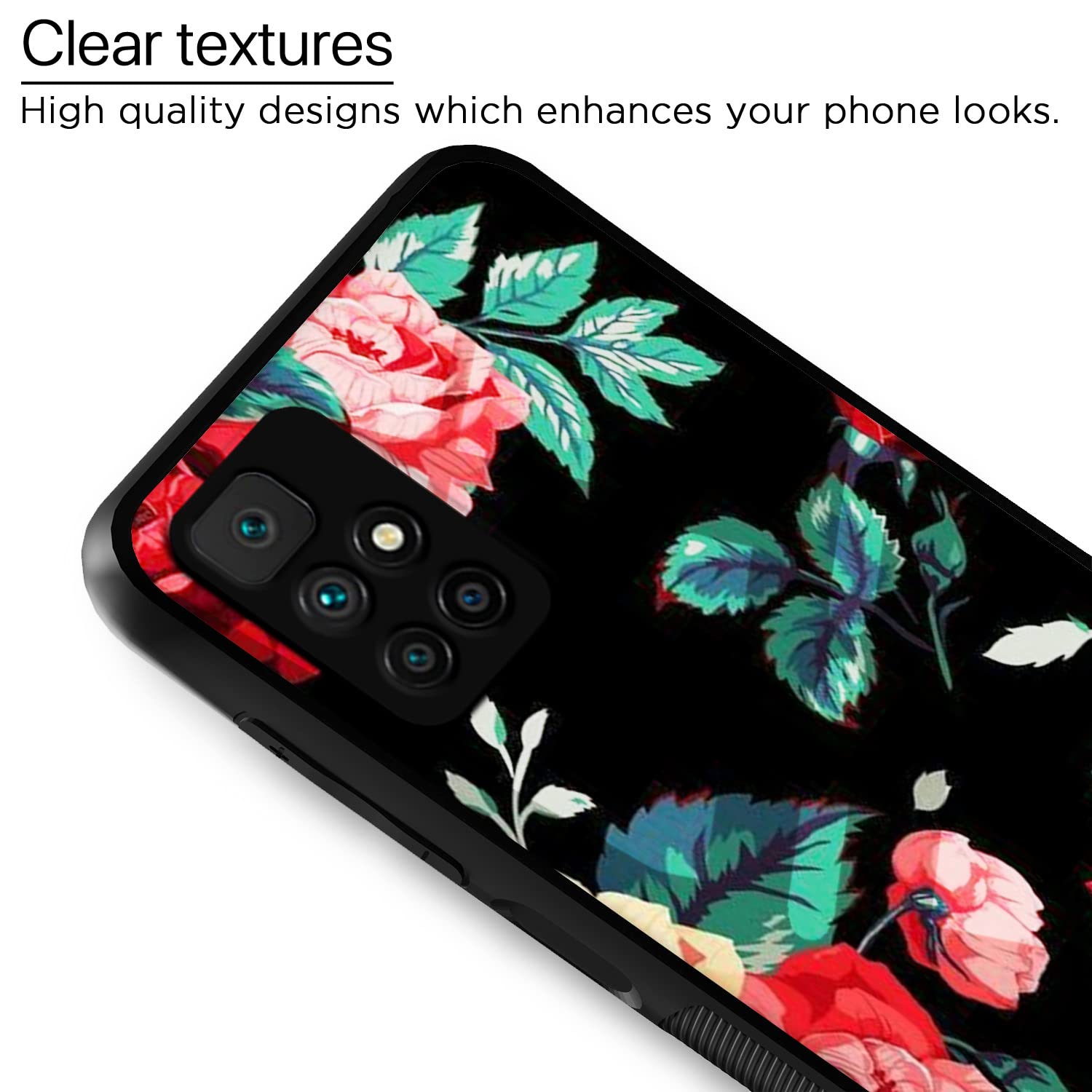 Pikkme Flower mobile back cover for Redmi 10 Prime – photo 4