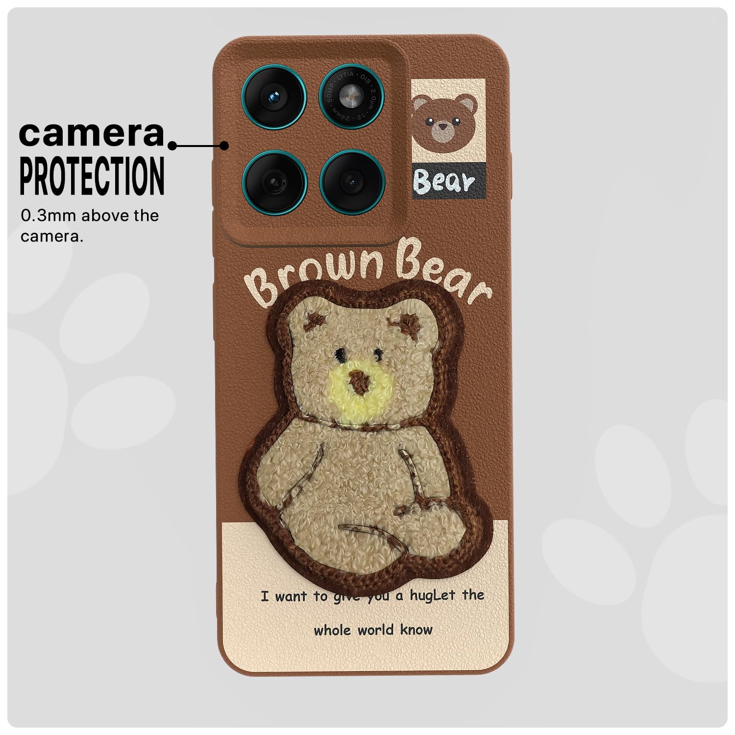 Moto Edge 60/Edge 60 Fusion 5G mobile cover in brown by Pikkme – photo 6