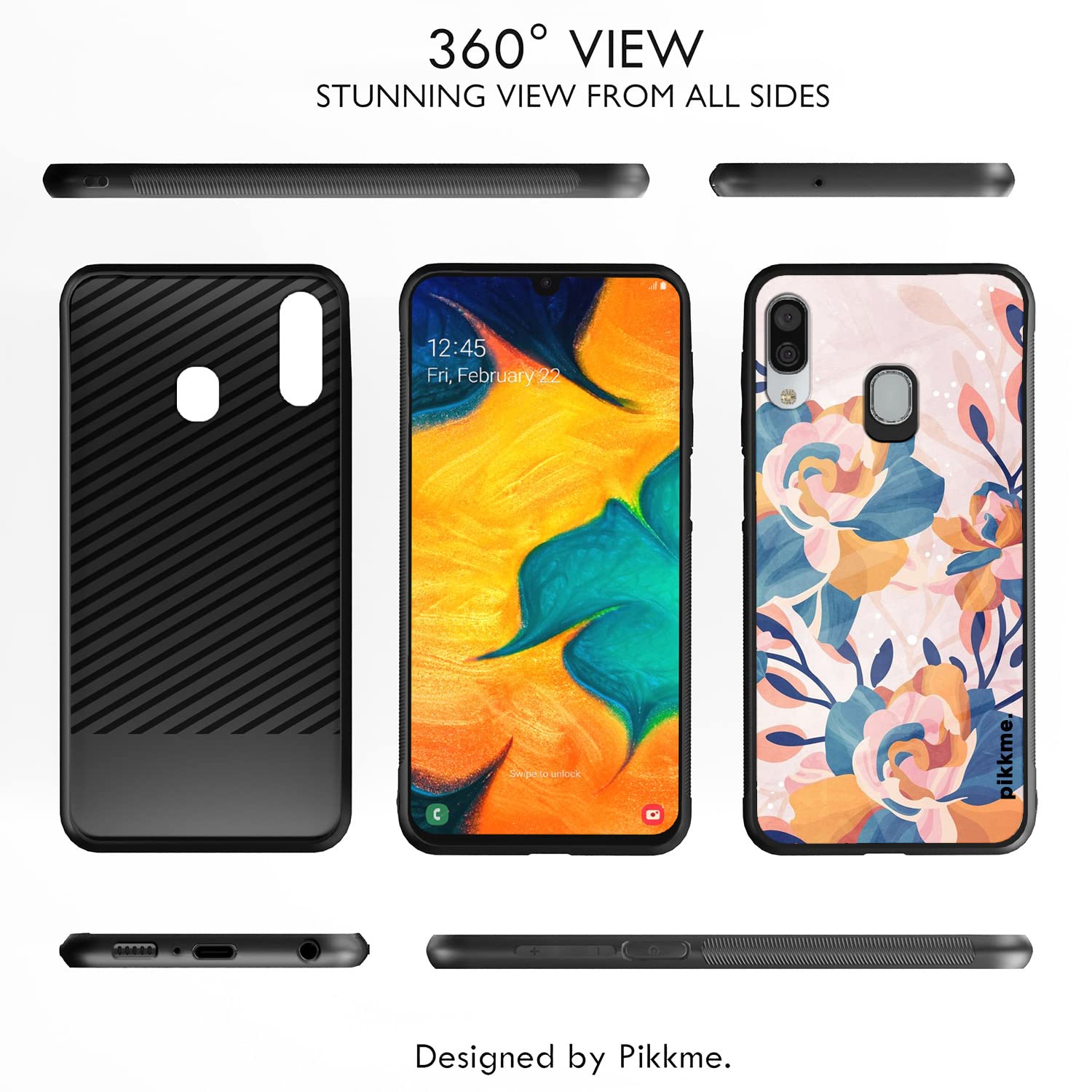 Samsung A20/A30/M10s Flower mobile cover by Pikkme – photo 2