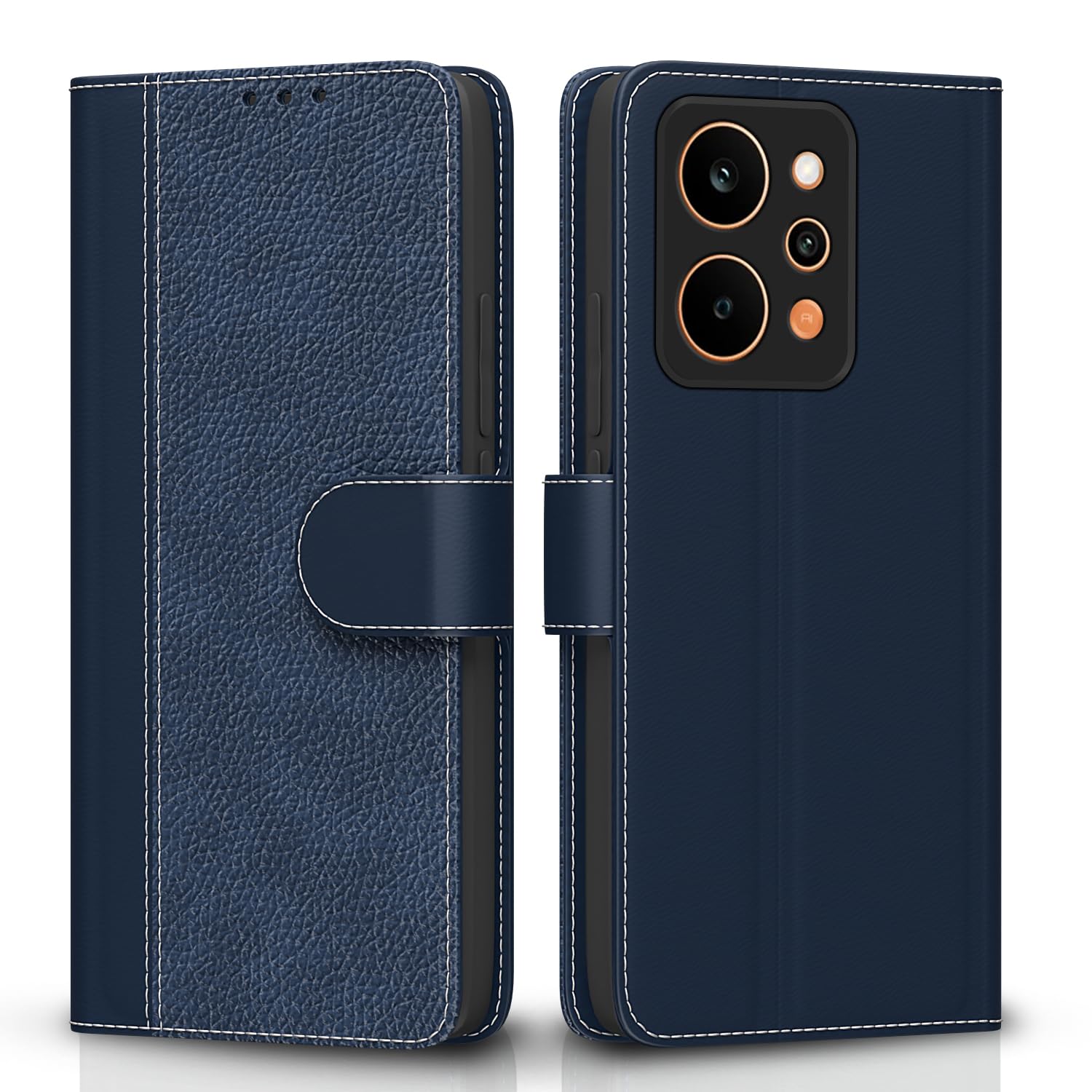 Blue wallet flip cover for Realme P4 Power 5G – Pikkme