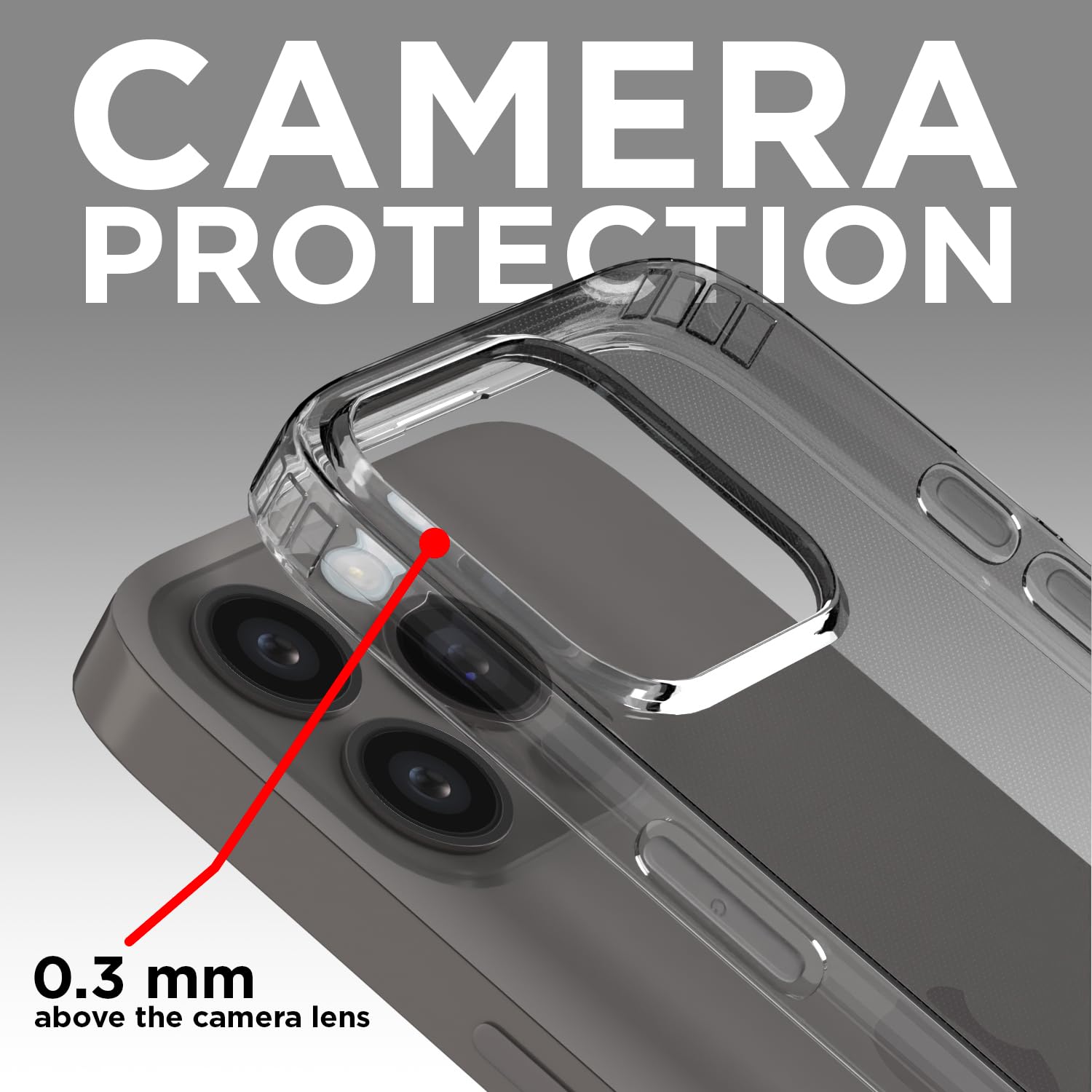 Pikkme iPhone 16 Pro Max Trans 2 mm Soft TPU Shockproof Back Cover (Transparent)