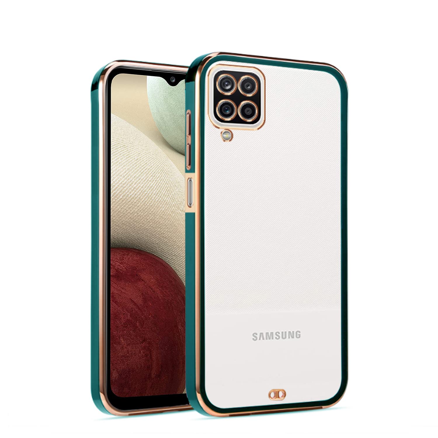 Pikkme Samsung M12/F12/A12 green back cover