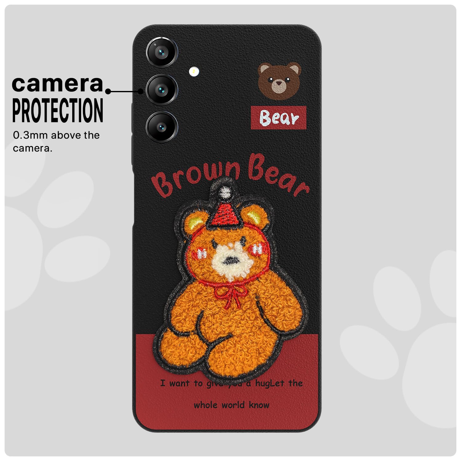 Pikkme Samsung A15 4G/A15 5G Plush Patch cherry mobile back cover – photo 6