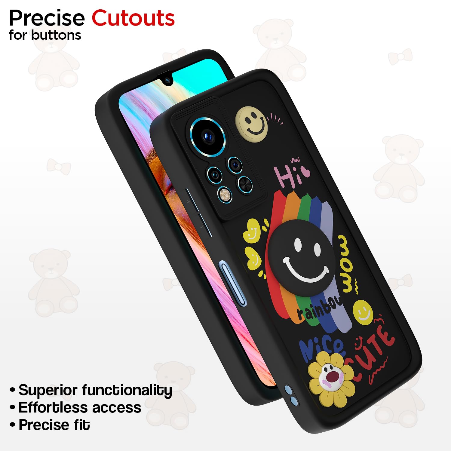 Black mobile back cover for Infinix Note 12i – Pikkme – photo 6